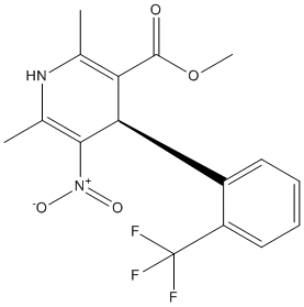 (R)-(+)-BAY K 8644 Structure